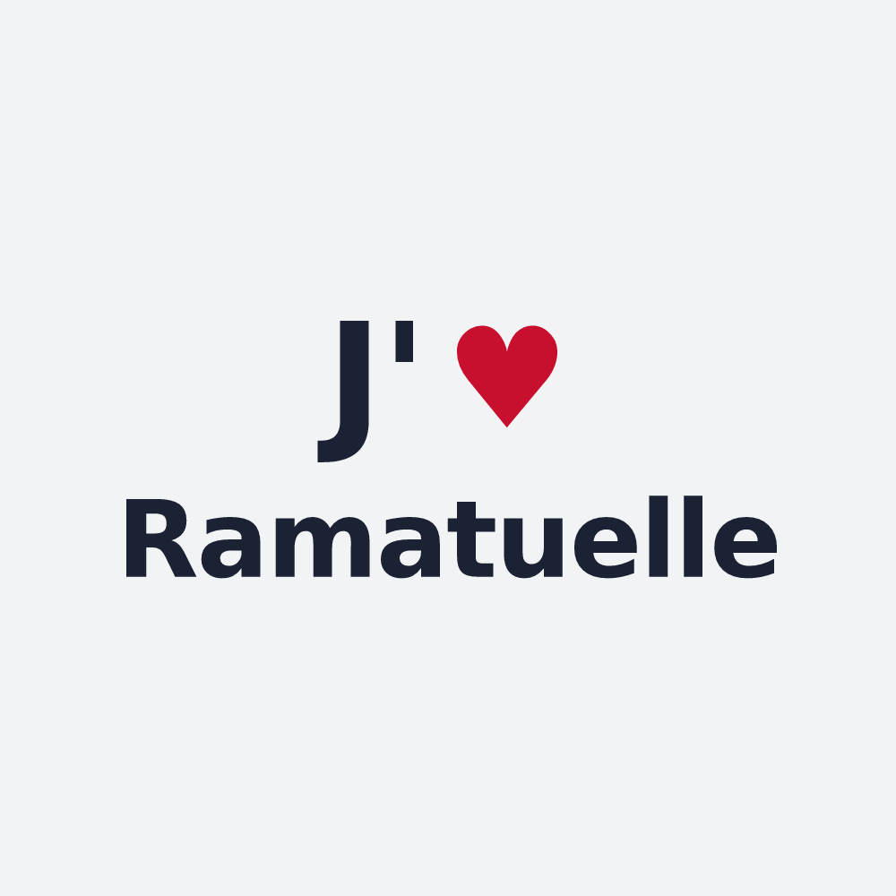 Poster personnalisé Ramatuelle — design J'aime Ramatuelle