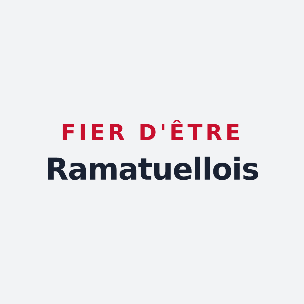 Poster « Fier d'être Ramatuellois » — design pour Ramatuelle
