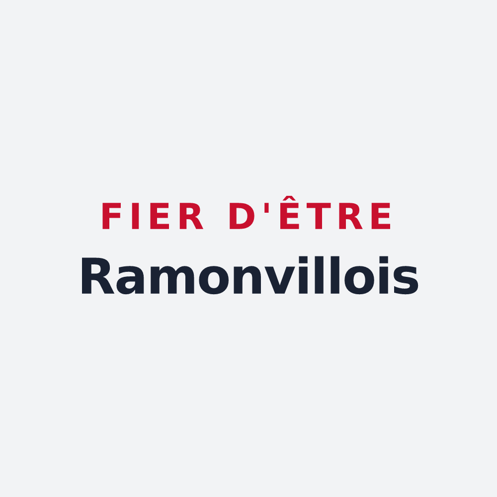Poster « Fier d'être Ramonvillois » — design pour Ramonville-Saint-Agne
