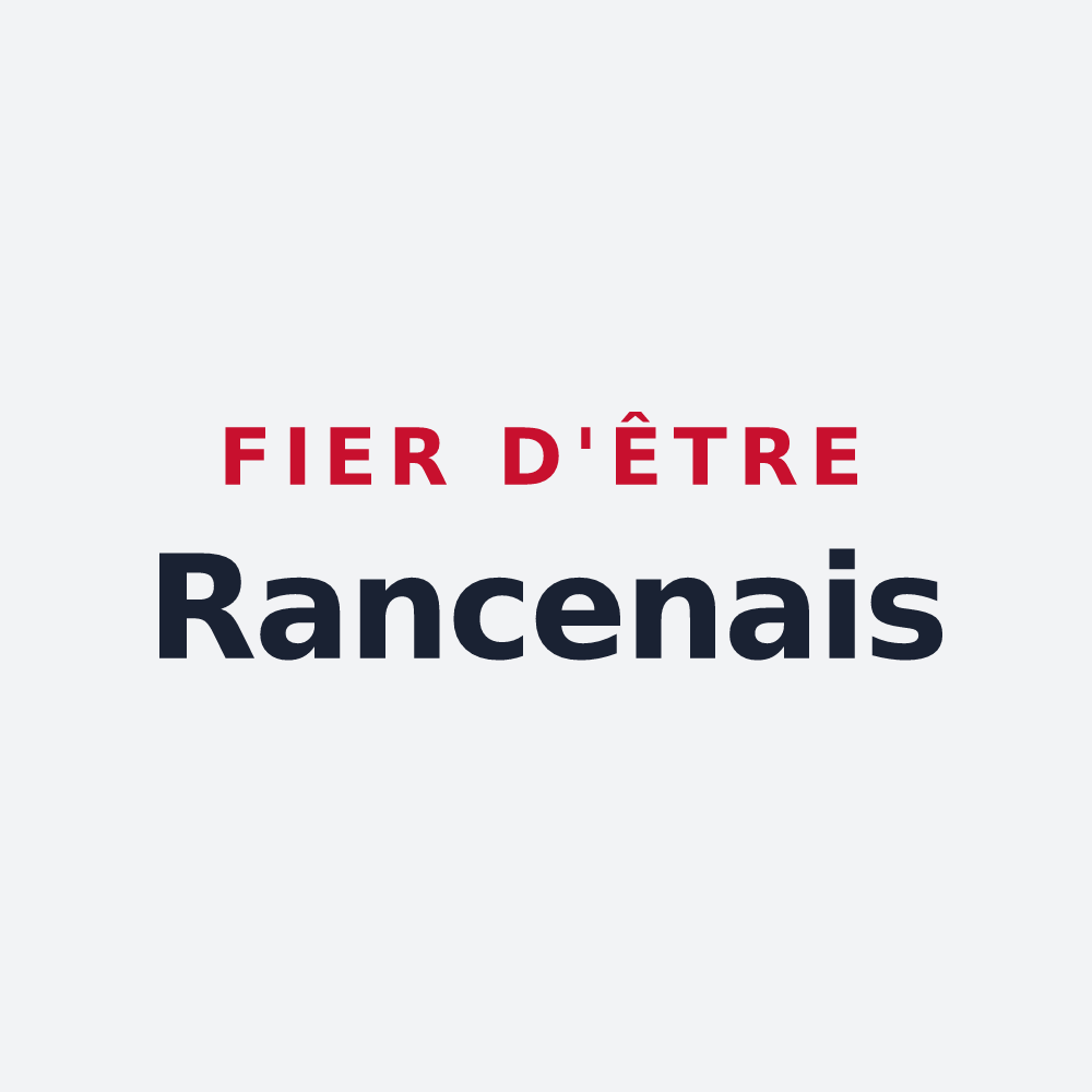 Poster « Fier d'être Rancenais » — design pour Rancenay