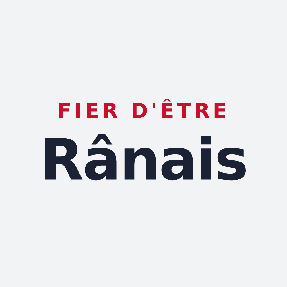 Poster « Fier d'être Rânais » — design pour Rânes