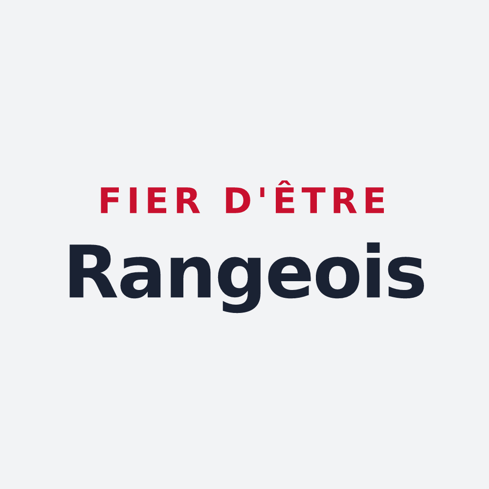 Poster « Fier d'être Rangeois » — design pour Rang-du-Fliers