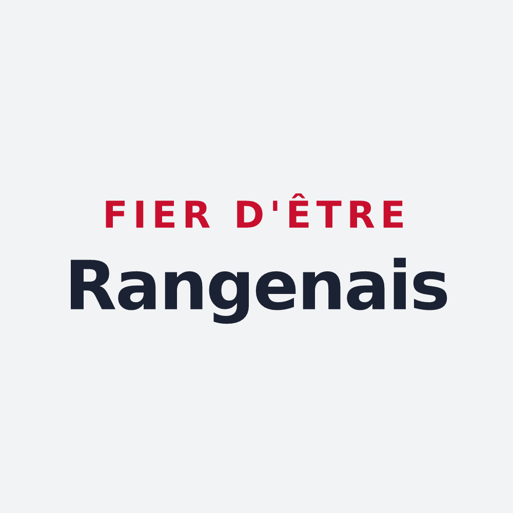 Poster « Fier d'être Rangenais » — design pour Rangen
