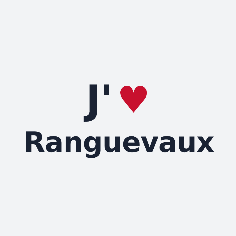 Poster personnalisé Ranguevaux — design J'aime Ranguevaux
