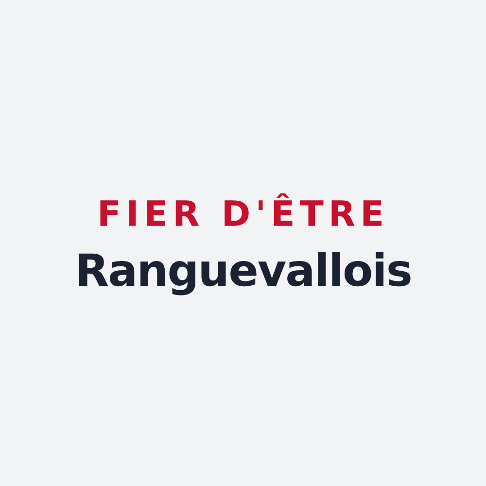 Poster « Fier d'être Ranguevallois » — design pour Ranguevaux