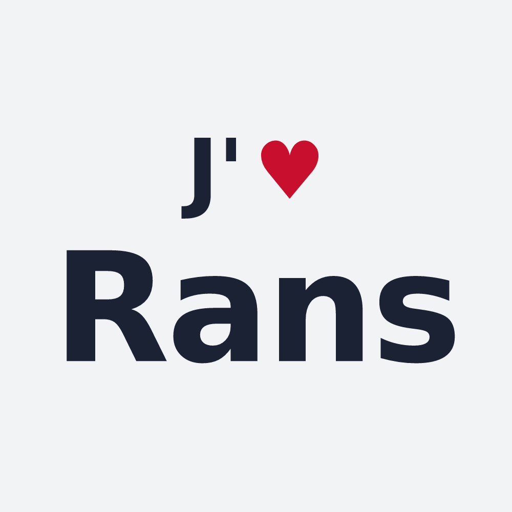Poster personnalisé Rans — design J'aime Rans