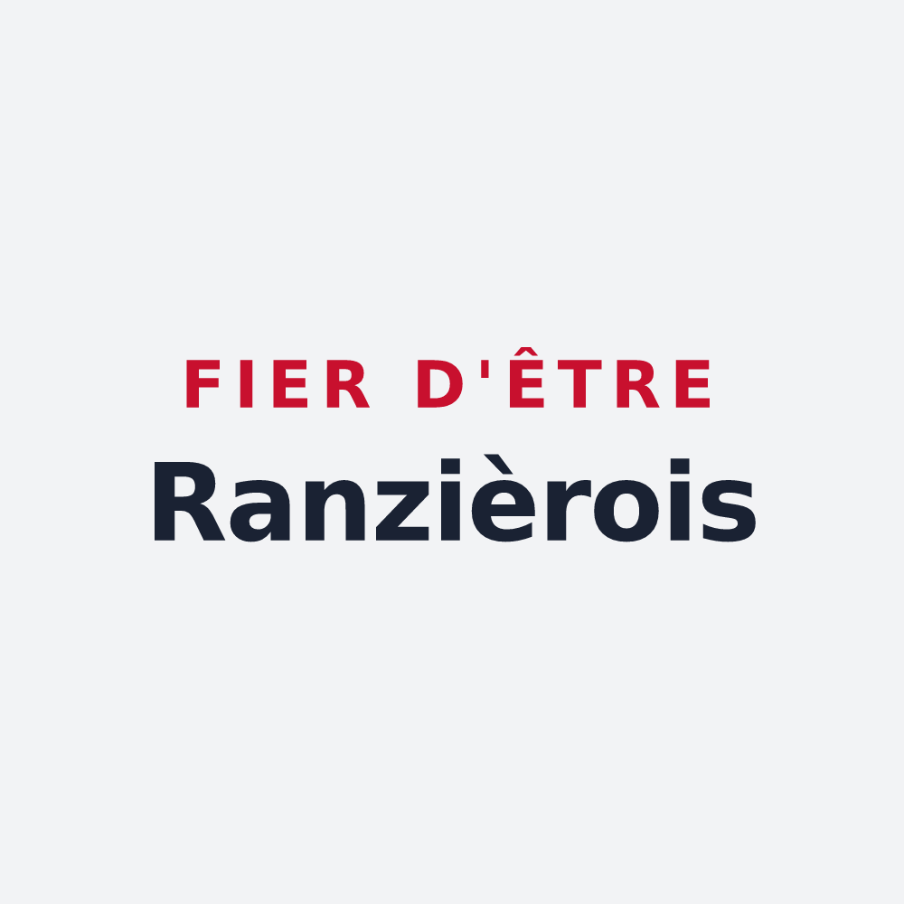 Poster « Fier d'être Ranzièrois » — design pour Ranzières