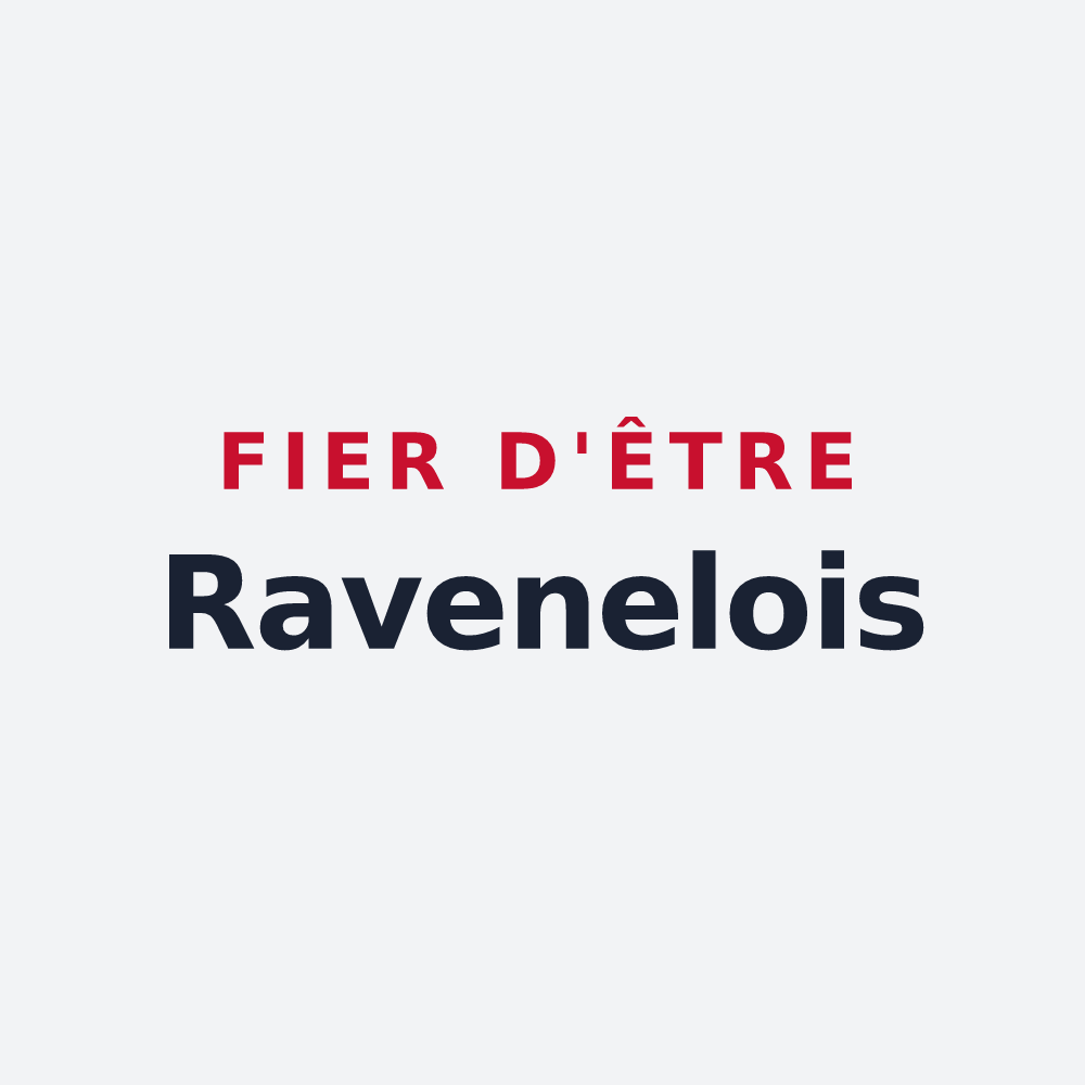 Poster « Fier d'être Ravenelois » — design pour Ravenel