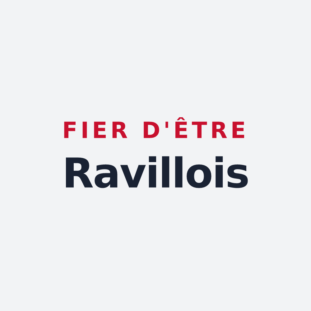 Poster « Fier d'être Ravillois » — design pour Raville-sur-Sânon