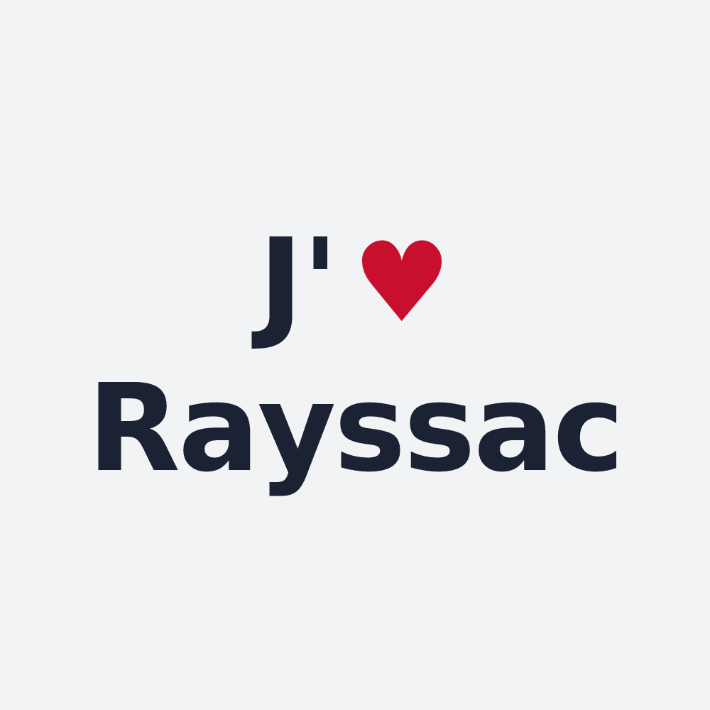 Poster personnalisé Rayssac — design J'aime Rayssac