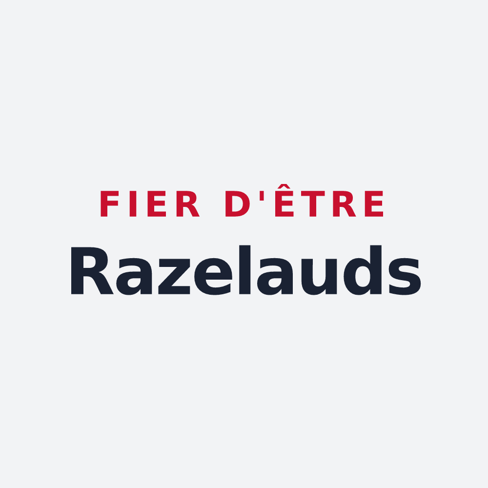 Poster « Fier d'être Razelauds » — design pour Razès
