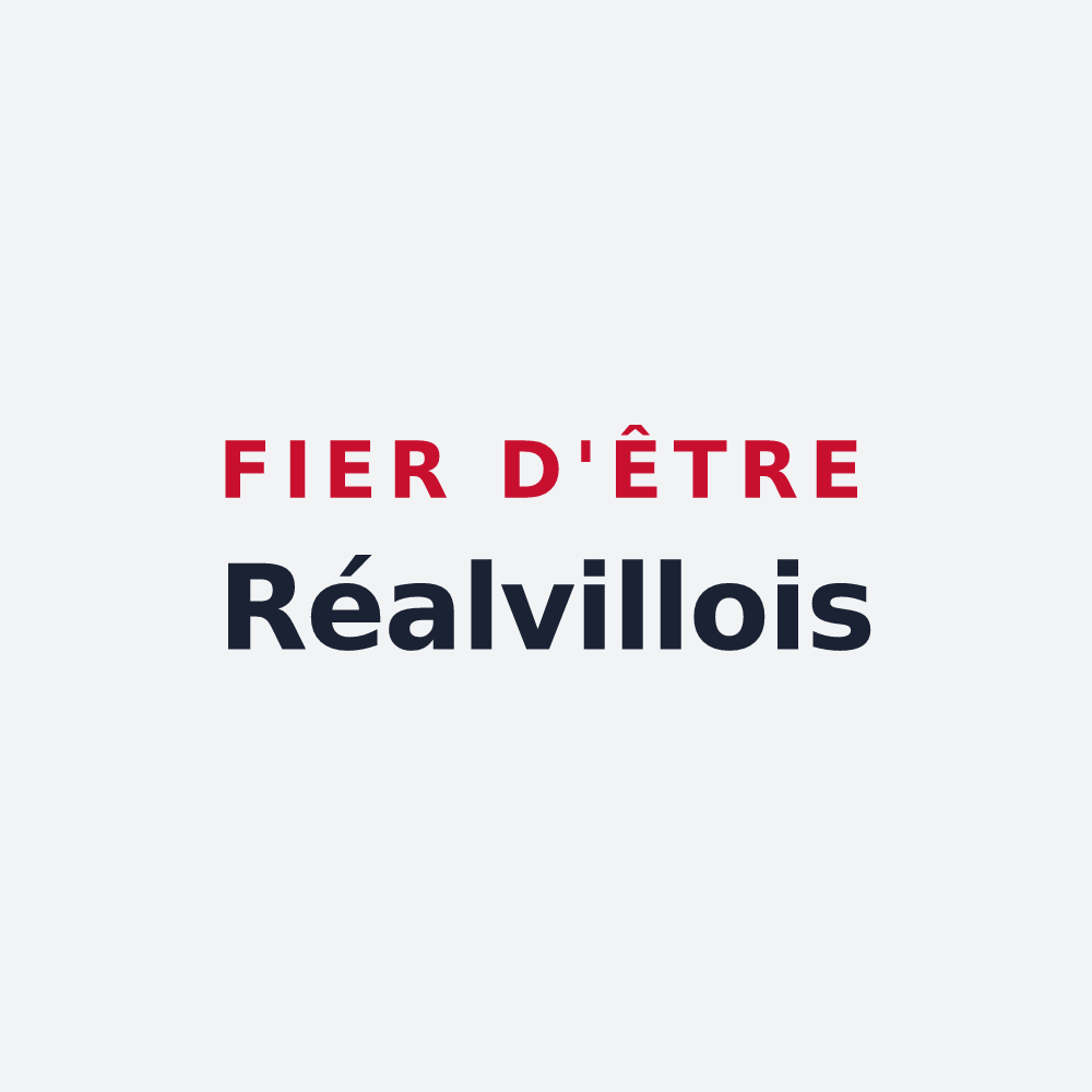 Poster « Fier d'être Réalvillois » — design pour Réalville