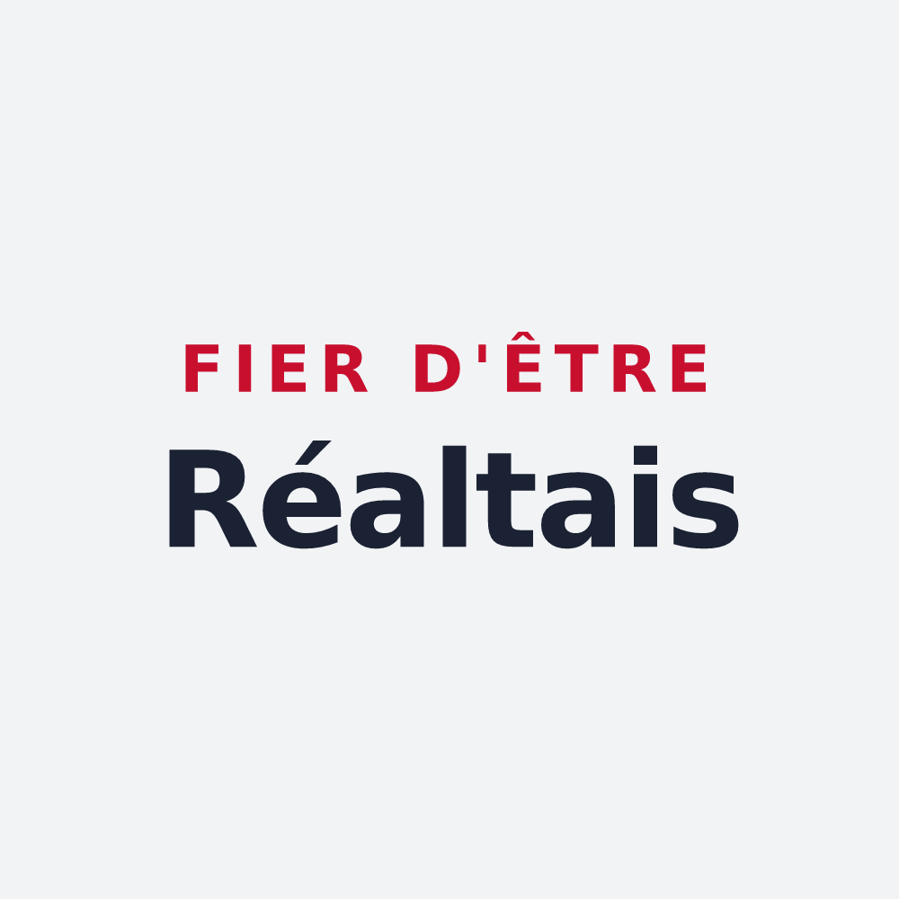 Poster « Fier d'être Réaltais » — design pour Réau