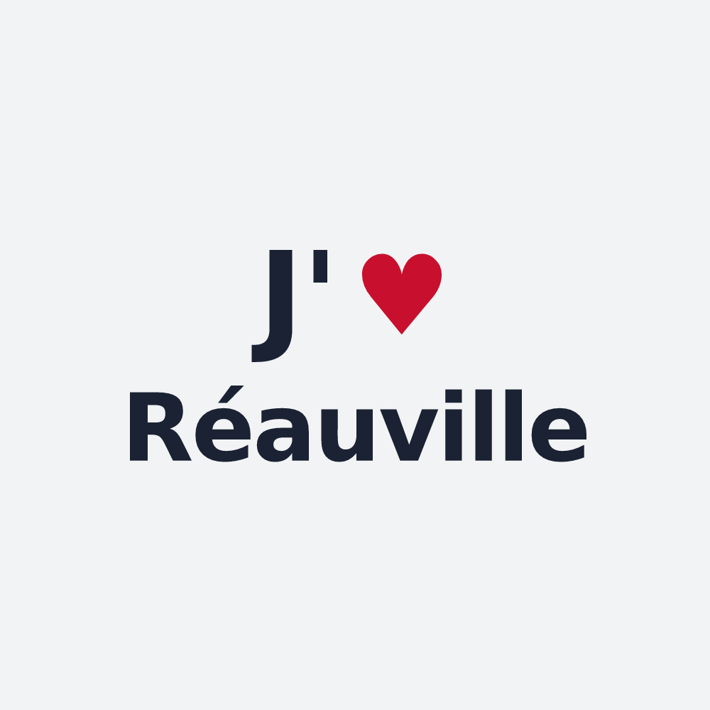 Poster personnalisé Réauville — design J'aime Réauville