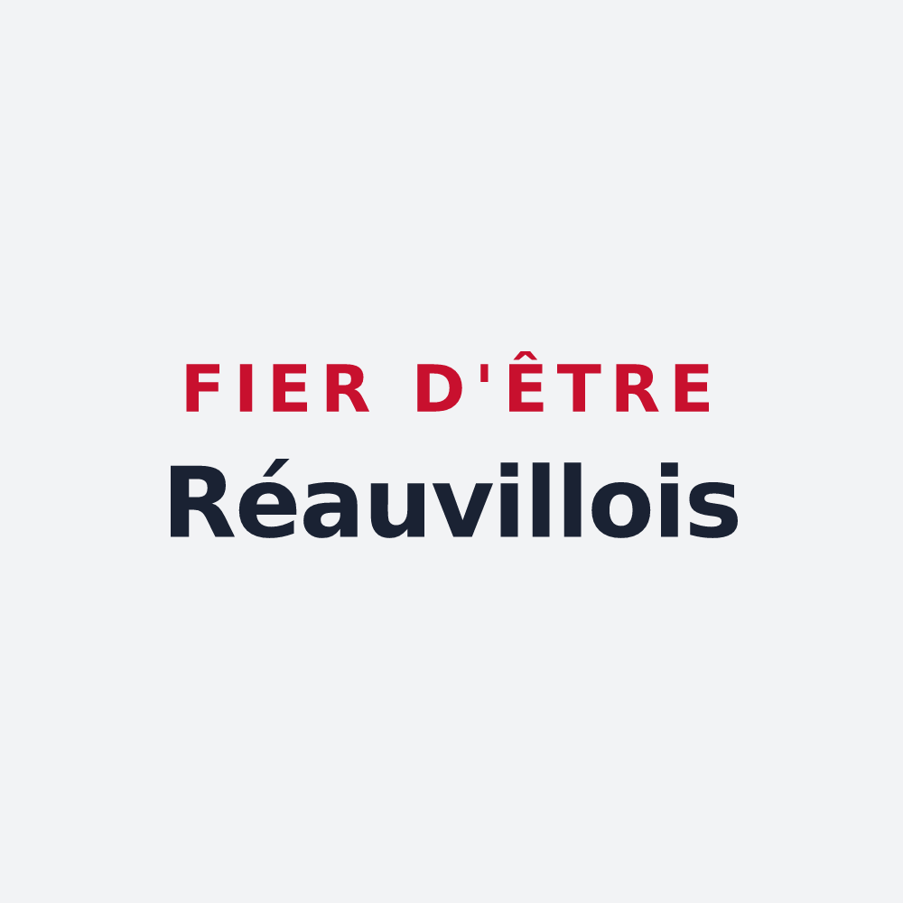 Poster « Fier d'être Réauvillois » — design pour Réauville