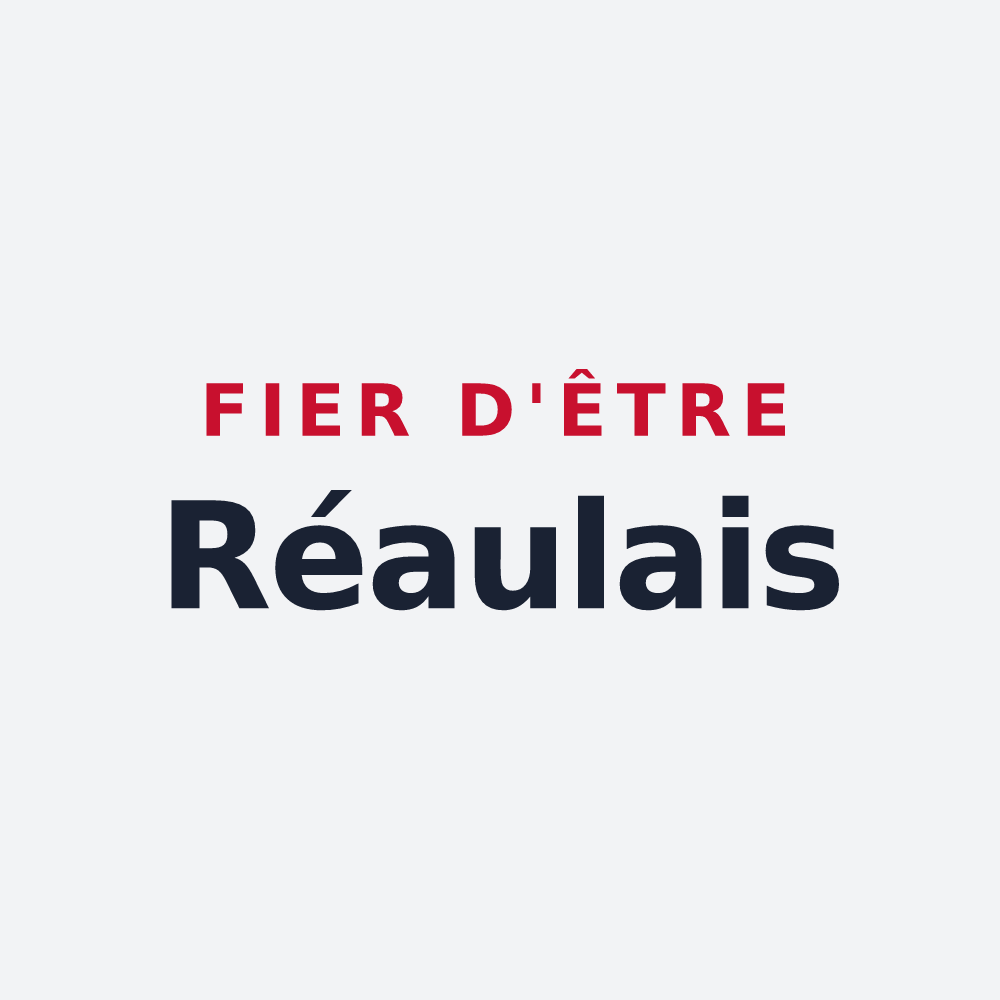 Poster « Fier d'être Réaulais » — design pour Réaux sur Trèfle