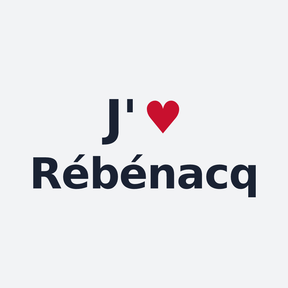 Poster personnalisé Rébénacq — design J'aime Rébénacq