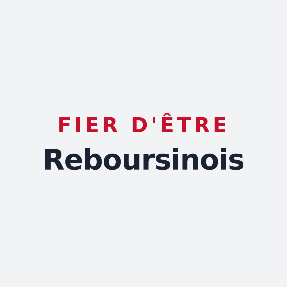 Poster « Fier d'être Reboursinois » — design pour Reboursin