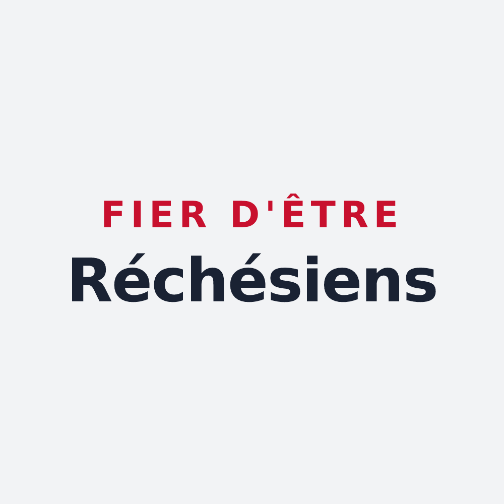 Poster « Fier d'être Réchésiens » — design pour Réchésy