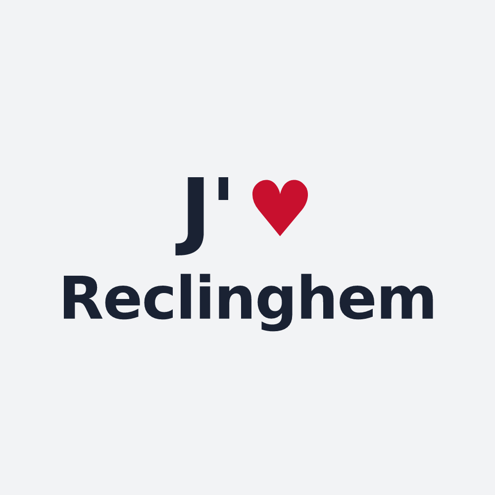 Poster personnalisé Reclinghem — design J'aime Reclinghem