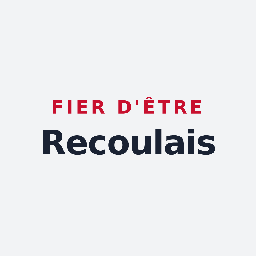 Poster « Fier d'être Recoulais » — design pour Recoules-d'Aubrac