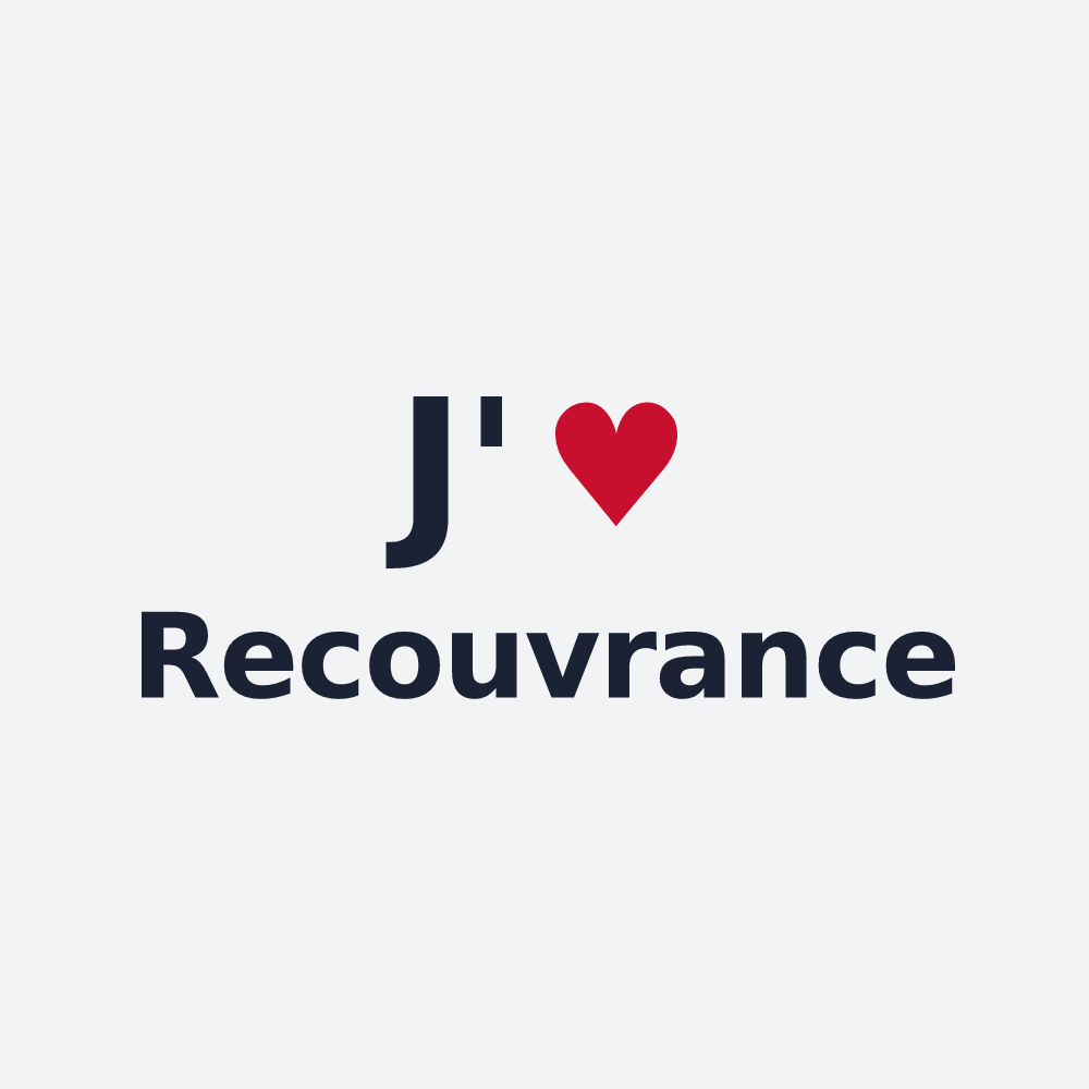 Poster personnalisé Recouvrance — design J'aime Recouvrance
