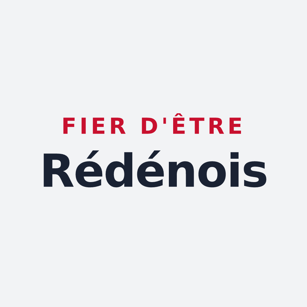 Poster « Fier d'être Rédénois » — design pour Rédené