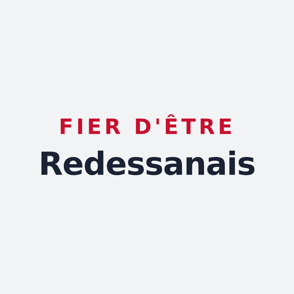 Poster « Fier d'être Redessanais » — design pour Redessan