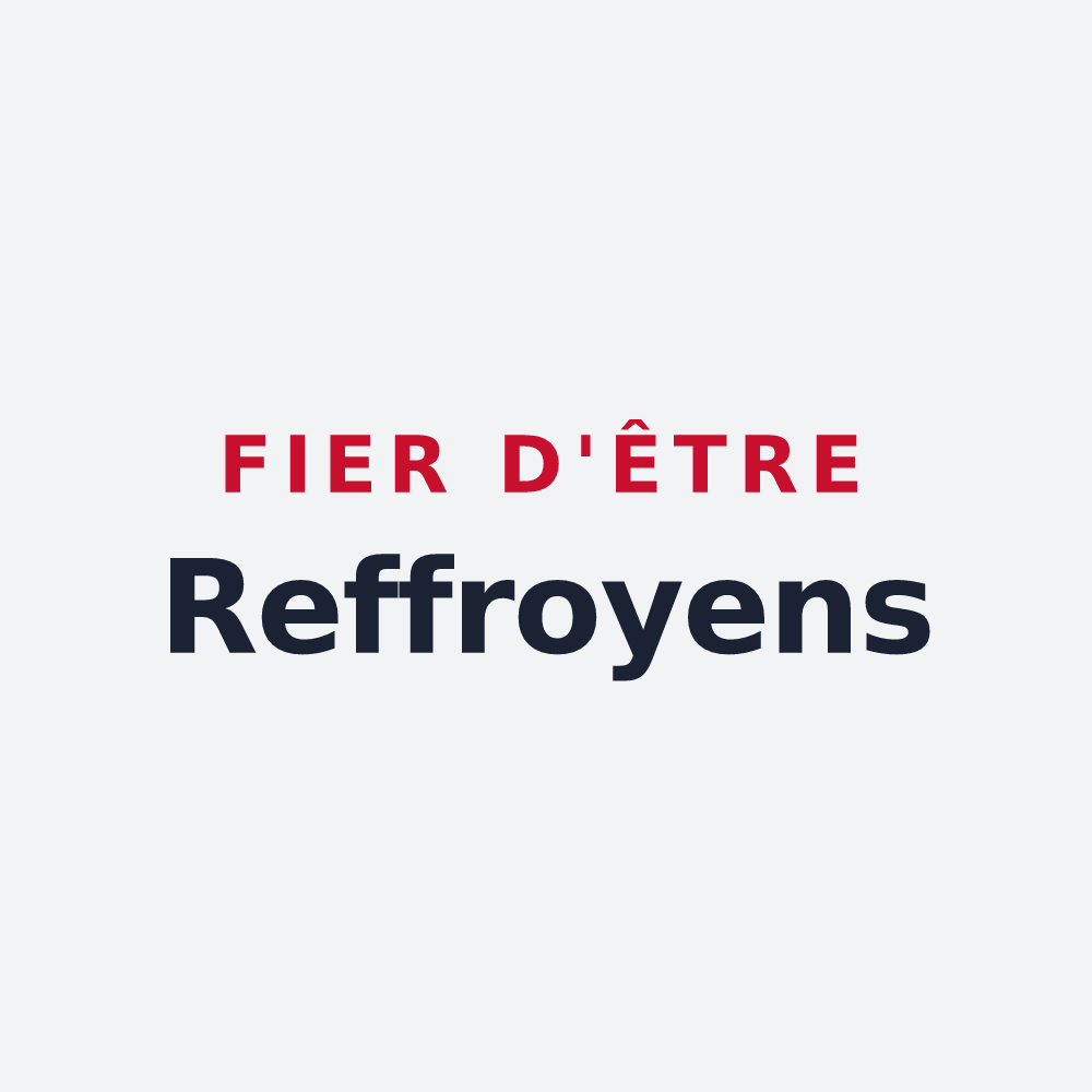 Poster « Fier d'être Reffroyens » — design pour Reffroy