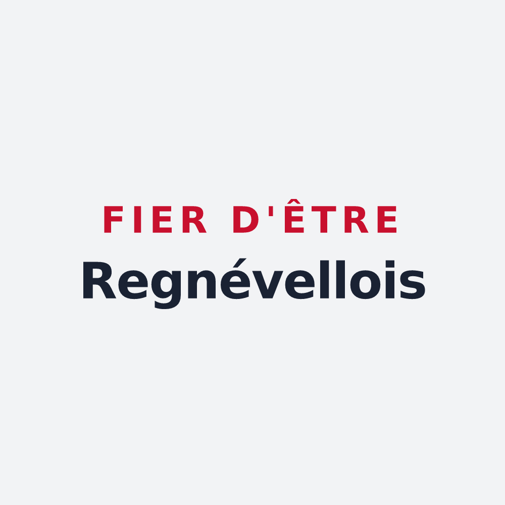 Poster « Fier d'être Regnévellois » — design pour Regnévelle