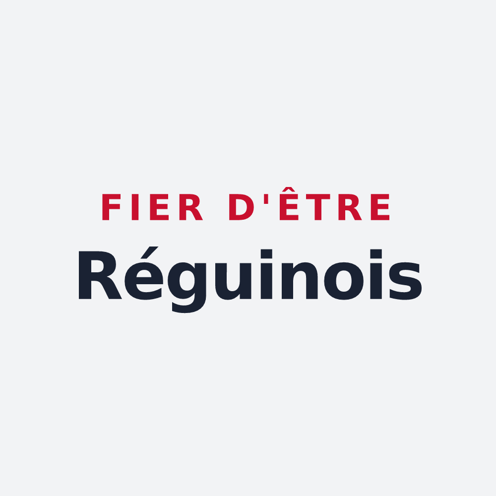 Poster « Fier d'être Réguinois » — design pour Réguiny