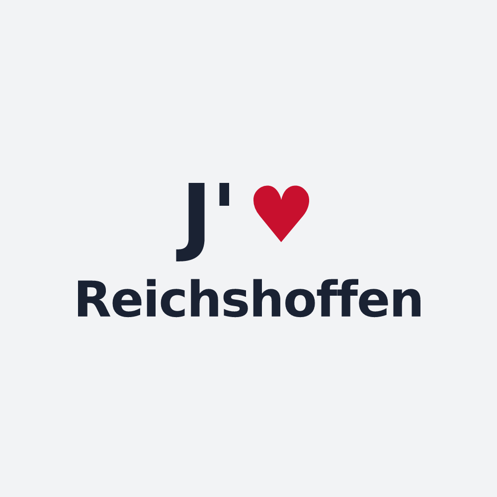 Poster personnalisé Reichshoffen — design J'aime Reichshoffen