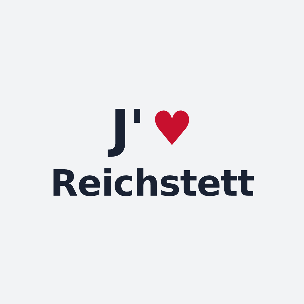Poster personnalisé Reichstett — design J'aime Reichstett