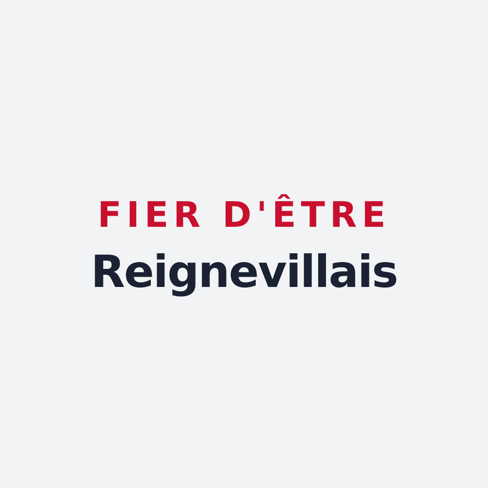 Poster « Fier d'être Reignevillais » — design pour Reigneville-Bocage