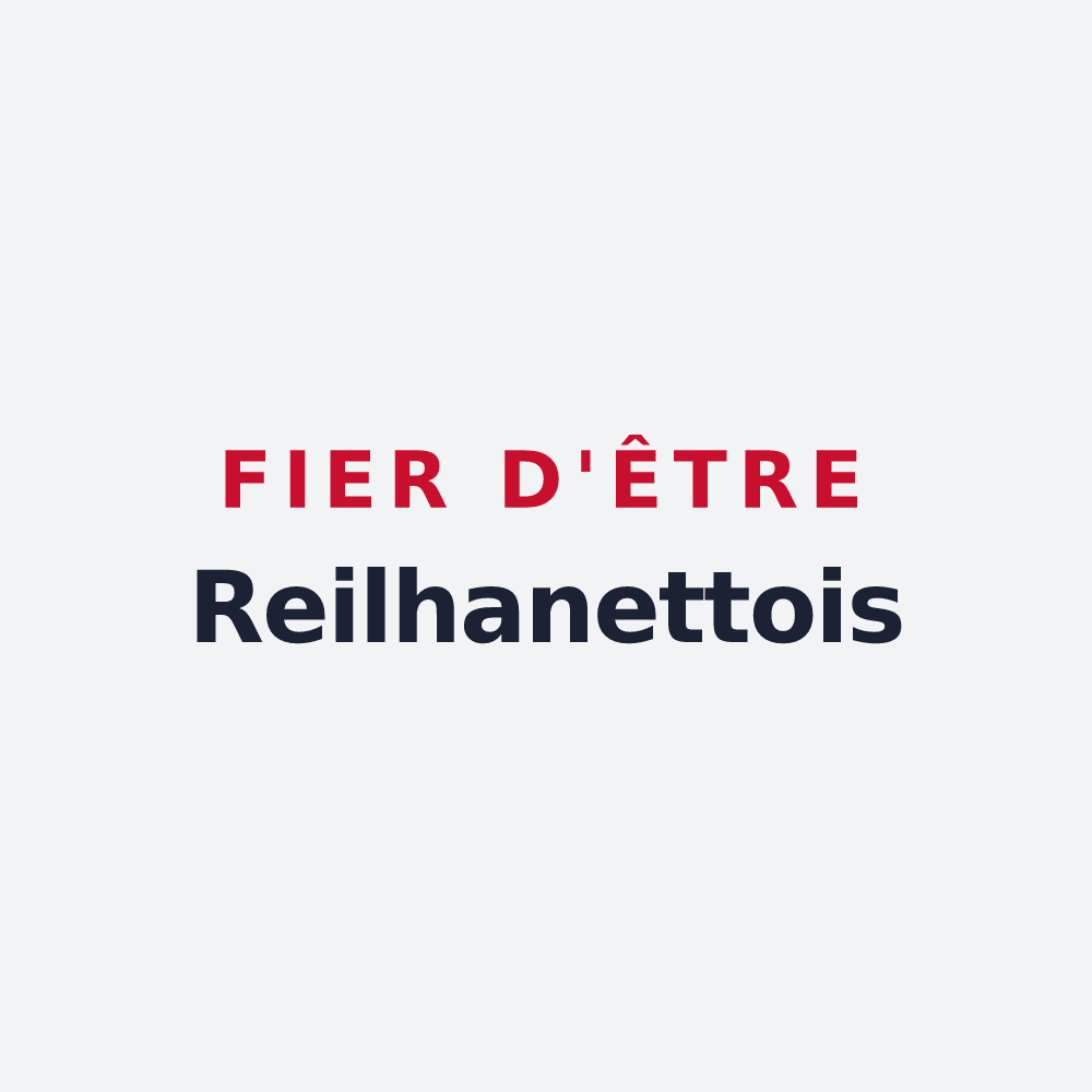 Poster « Fier d'être Reilhanettois » — design pour Reilhanette