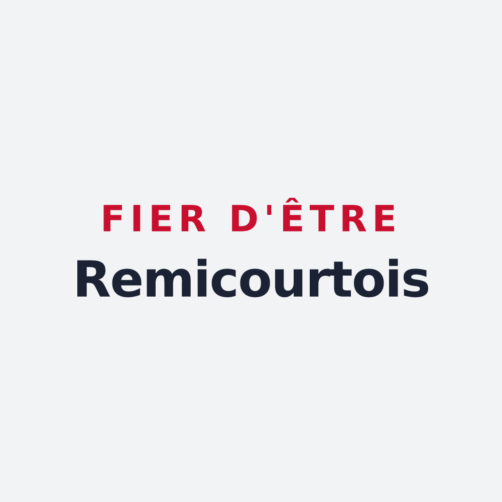 Poster « Fier d'être Remicourtois » — design pour Remicourt