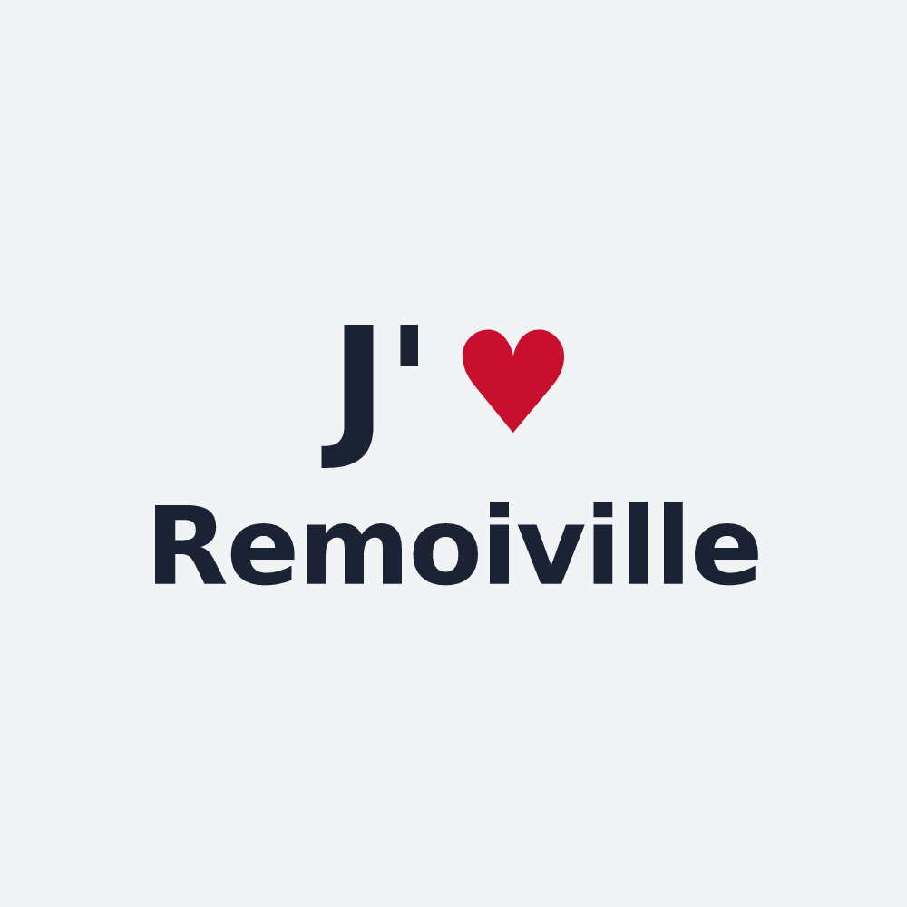Poster personnalisé Remoiville — design J'aime Remoiville