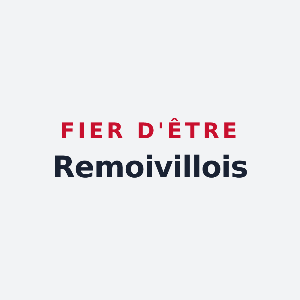 Poster « Fier d'être Remoivillois » — design pour Remoiville