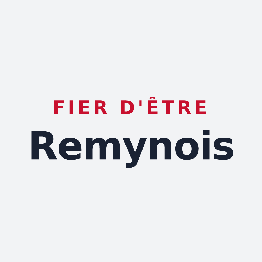 Poster « Fier d'être Remynois » — design pour Remy