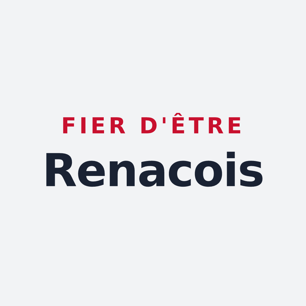 Poster « Fier d'être Renacois » — design pour Renac