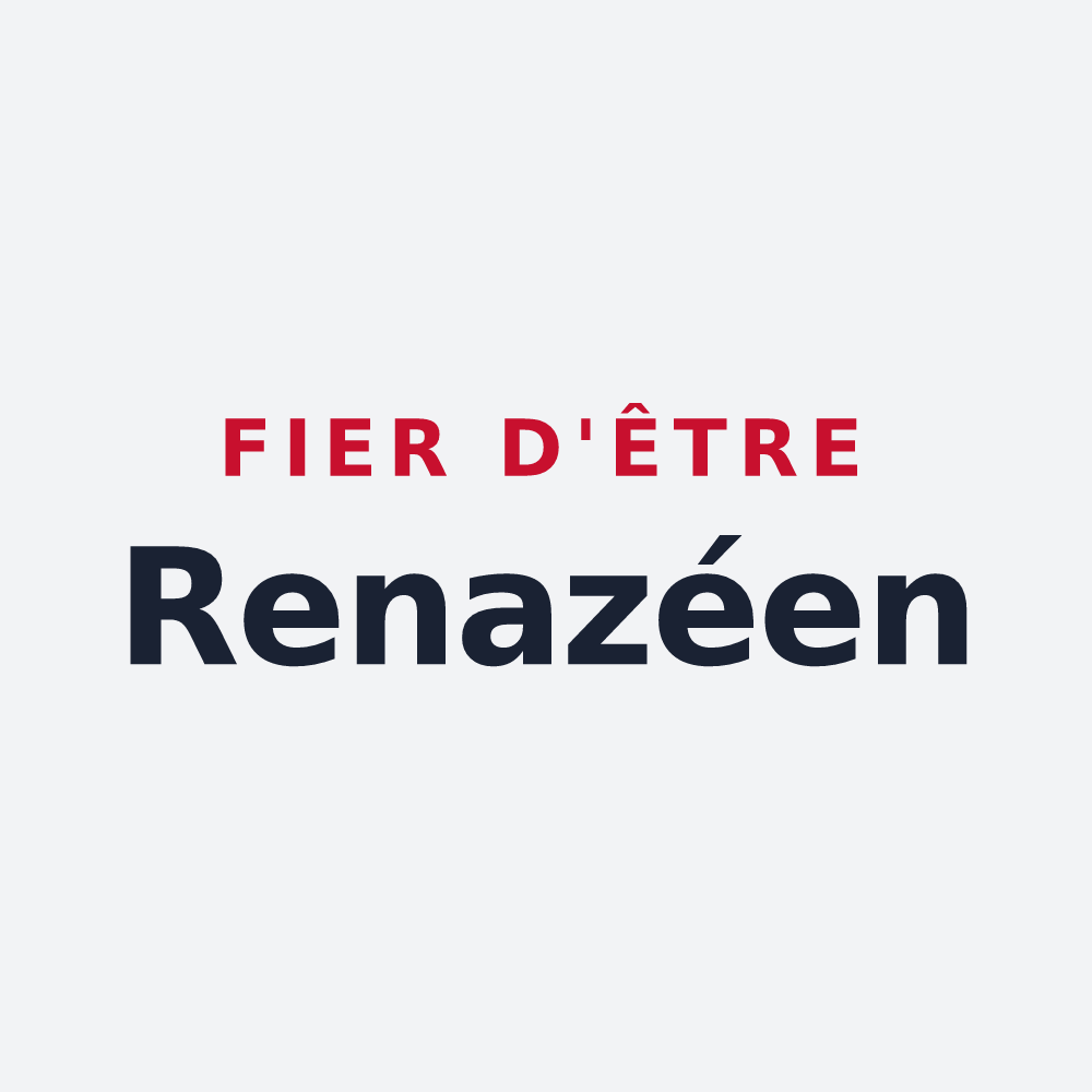 Poster « Fier d'être Renazéen » — design pour Renazé
