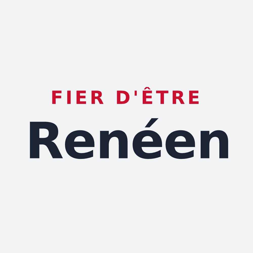 Poster « Fier d'être Renéen » — design pour René