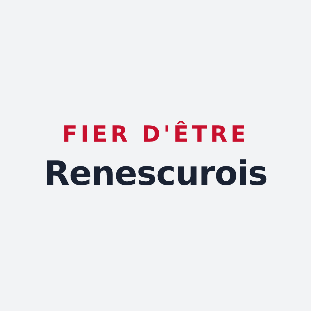Poster « Fier d'être Renescurois » — design pour Renescure