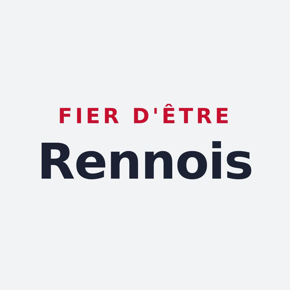 Poster « Fier d'être Rennois » — design pour Rennes-les-Bains