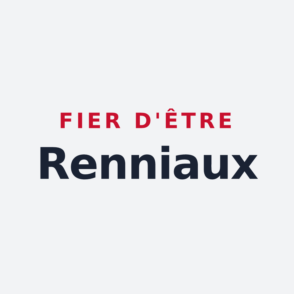 Poster « Fier d'être Renniaux » — design pour Rennes-sur-Loue