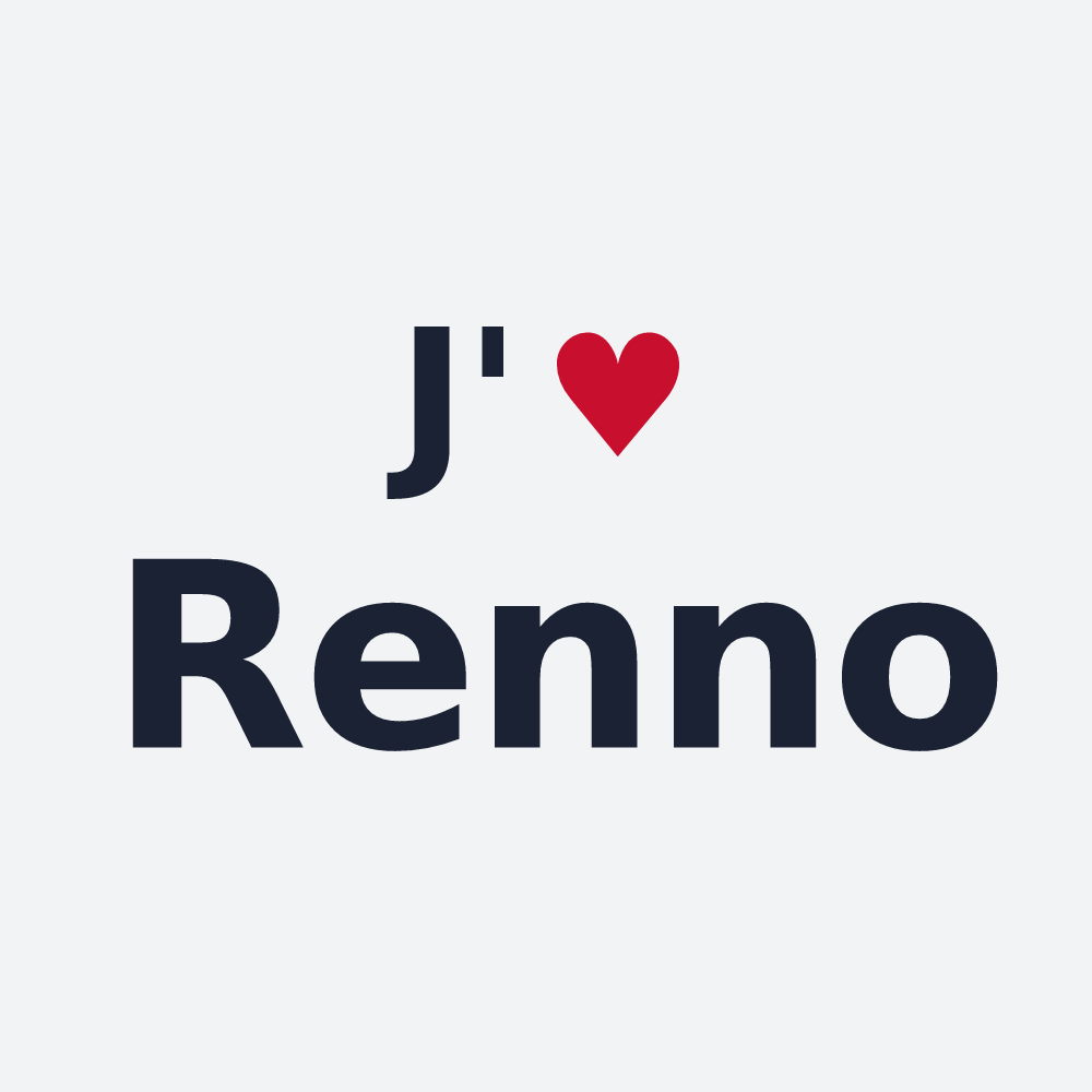 Poster personnalisé Renno — design J'aime Renno