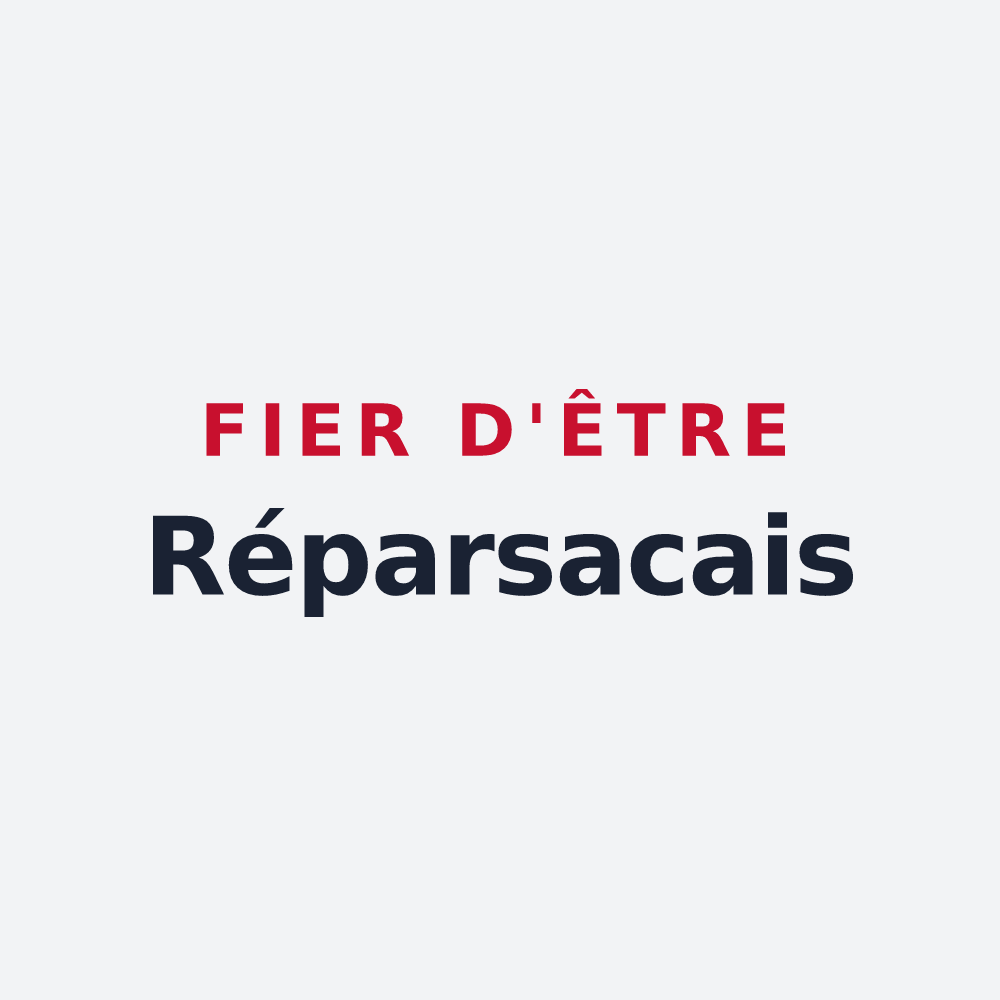 Poster « Fier d'être Réparsacais » — design pour Réparsac