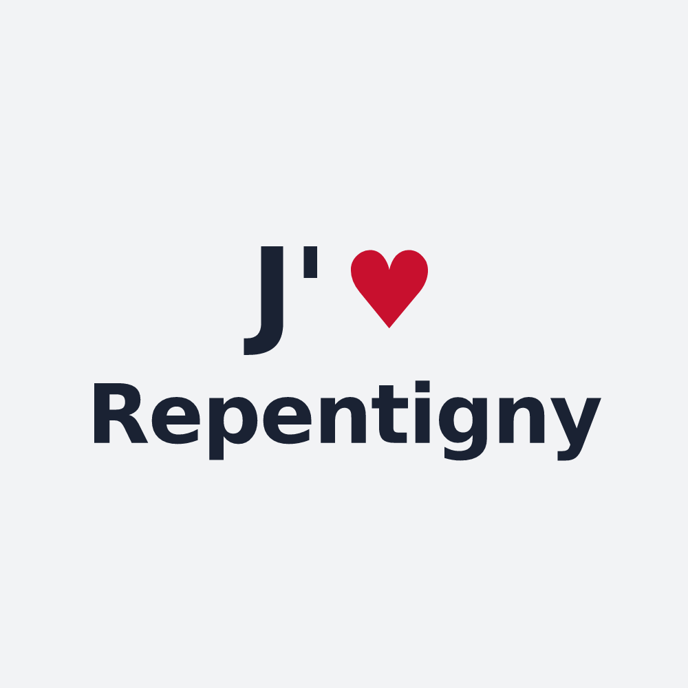 Poster personnalisé Repentigny — design J'aime Repentigny