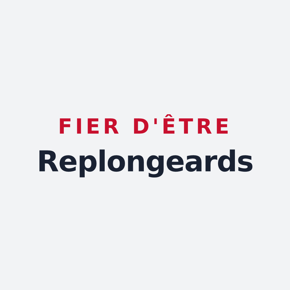 Poster « Fier d'être Replongeards » — design pour Replonges
