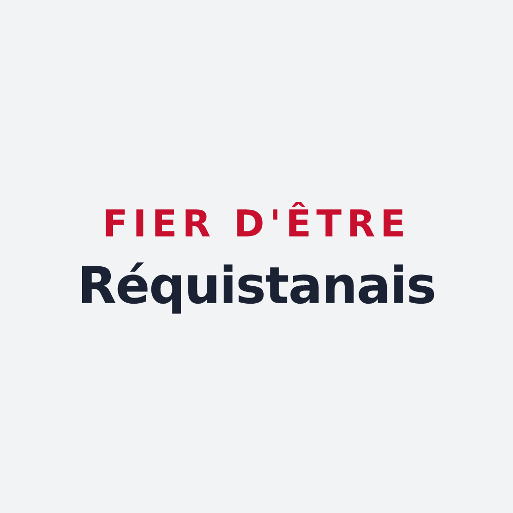 Poster « Fier d'être Réquistanais » — design pour Réquista